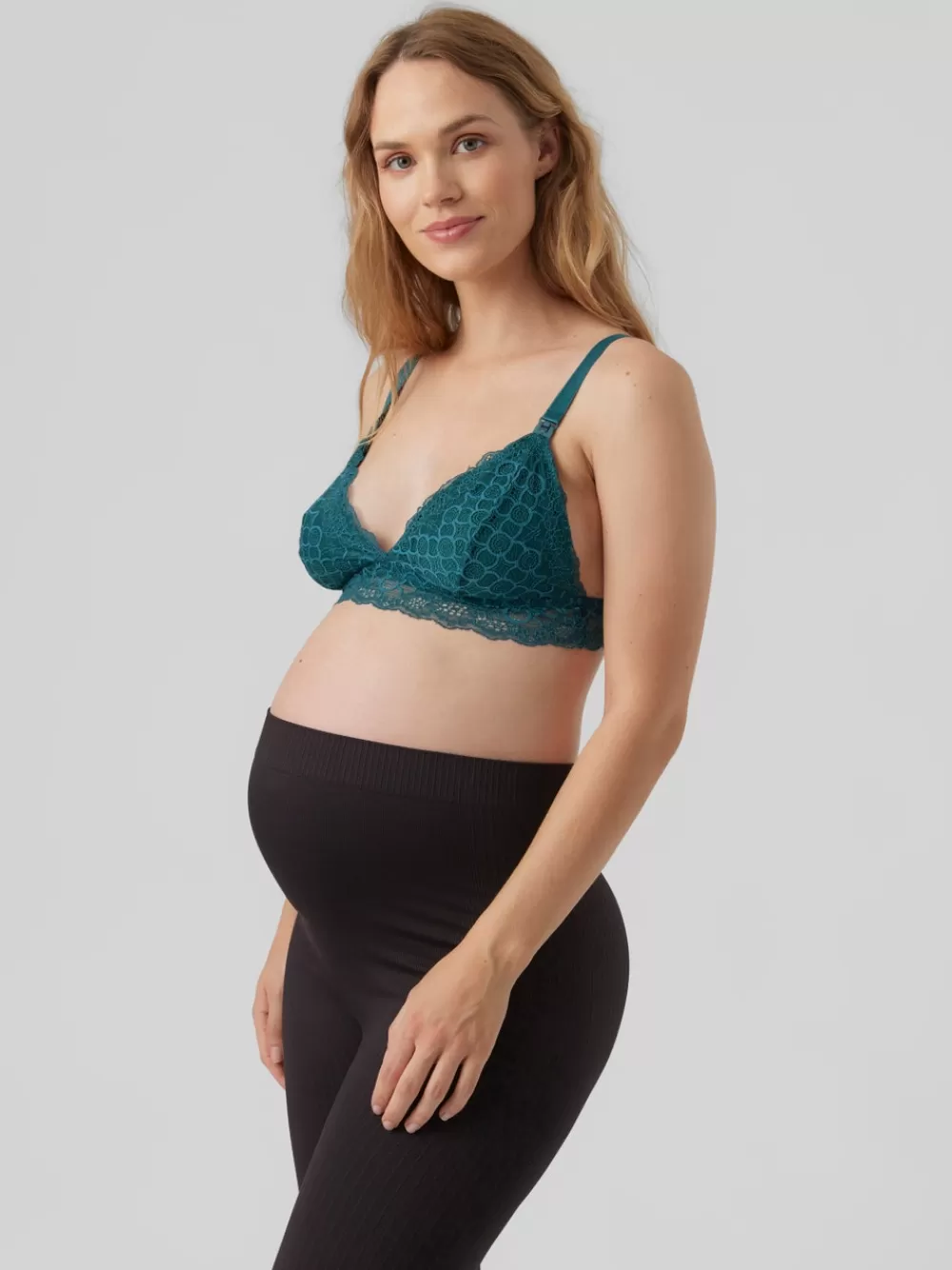 VERO MODA Säädettävät olkaimet Rintaliivit Deep Teal Outlet