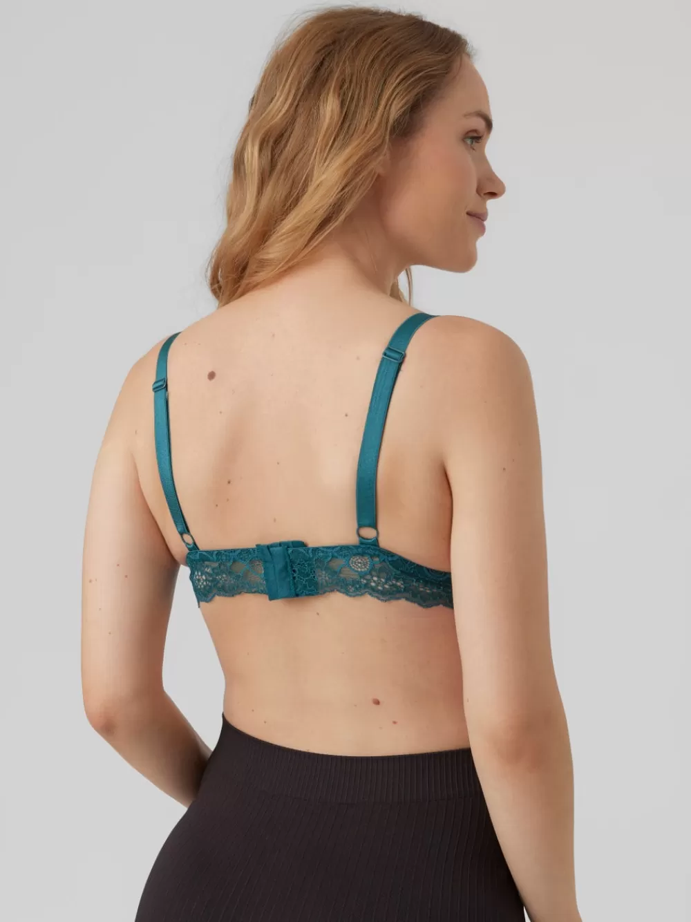 VERO MODA Säädettävät olkaimet Rintaliivit Deep Teal Outlet