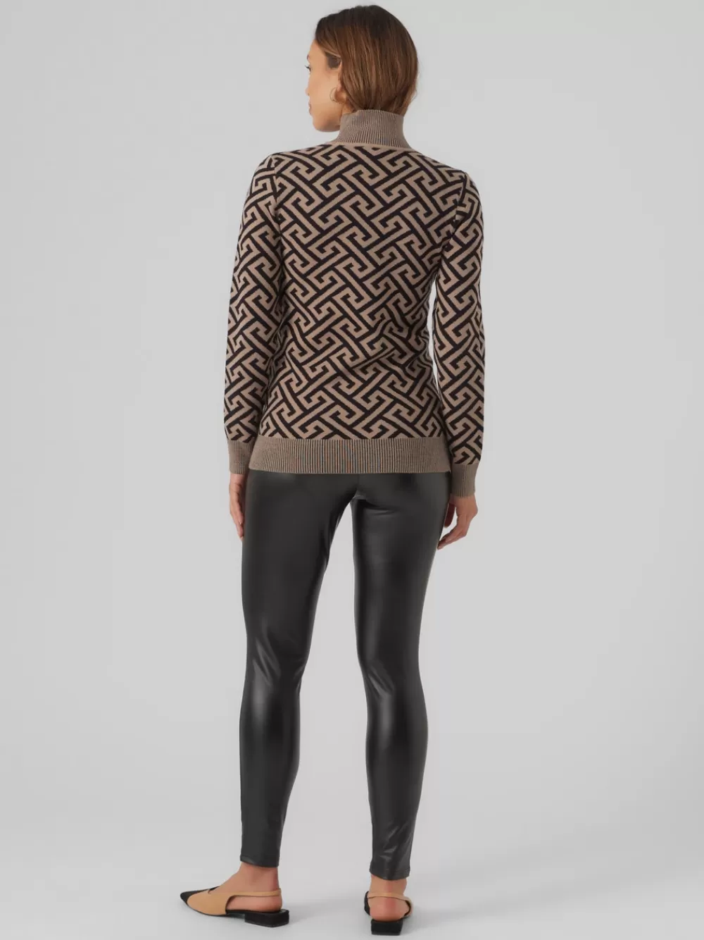 VERO MODA Skinny fit Korkea vyötärö Leggingsit Black Sale