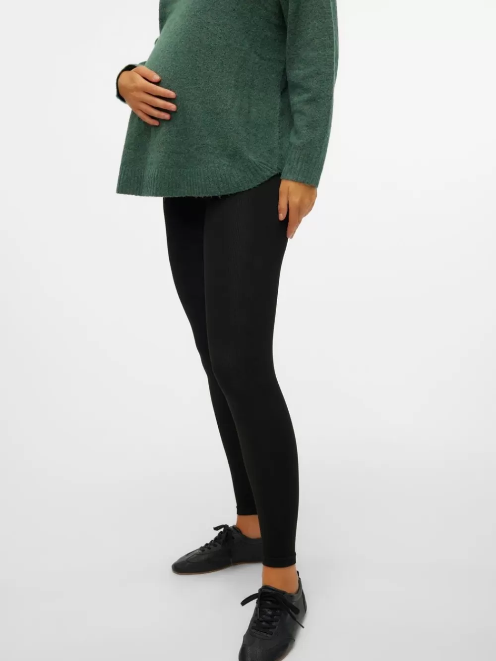 VERO MODA Slim fit Korkea vyötärö Leggingsit Black Best Sale