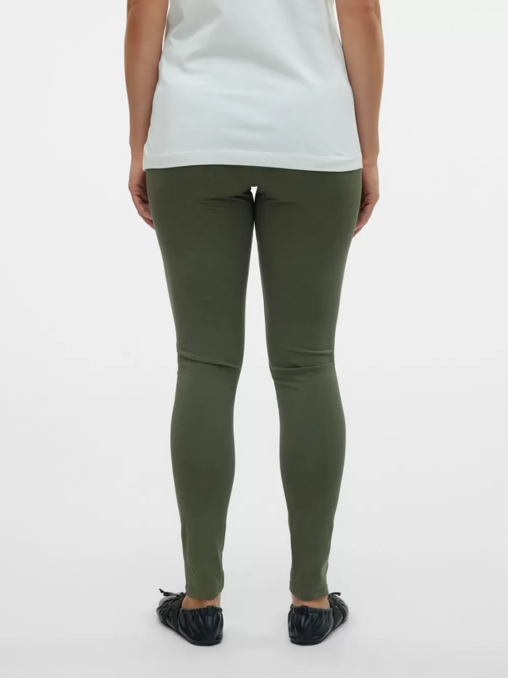 VERO MODA Slim fit Korkea vyötärö Leggingsit Black Best
