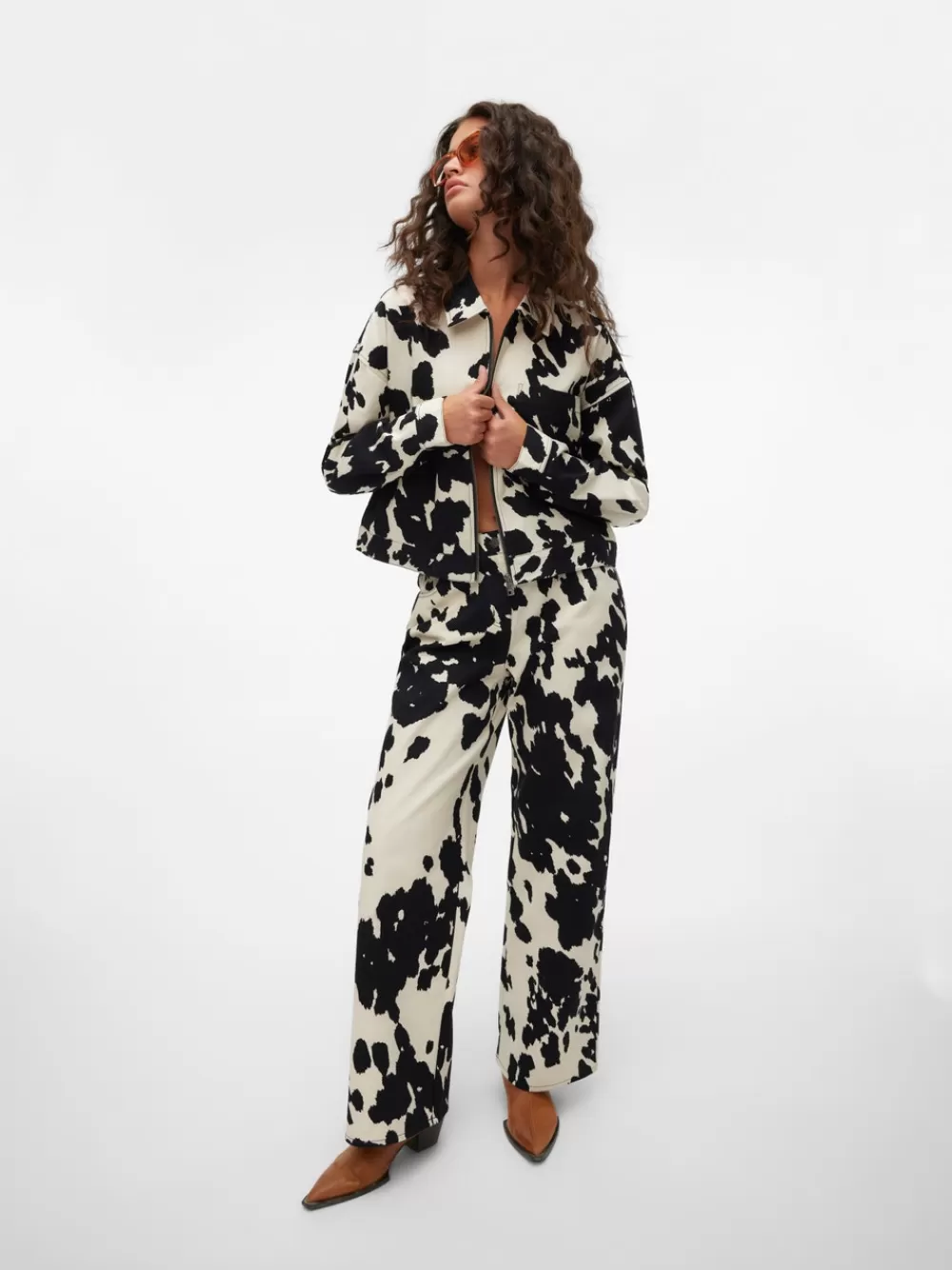 VERO MODA SNCORT Housut Macadamia Hot