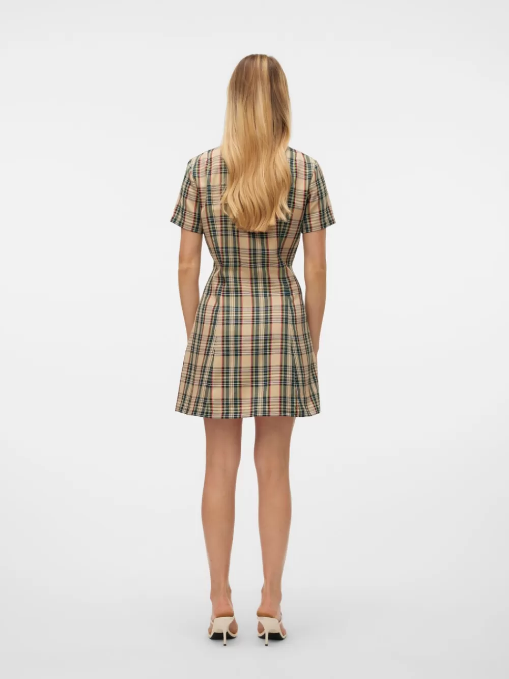 VERO MODA SNCOURTENEY Lyhyt mekko Oatmeal Flash Sale
