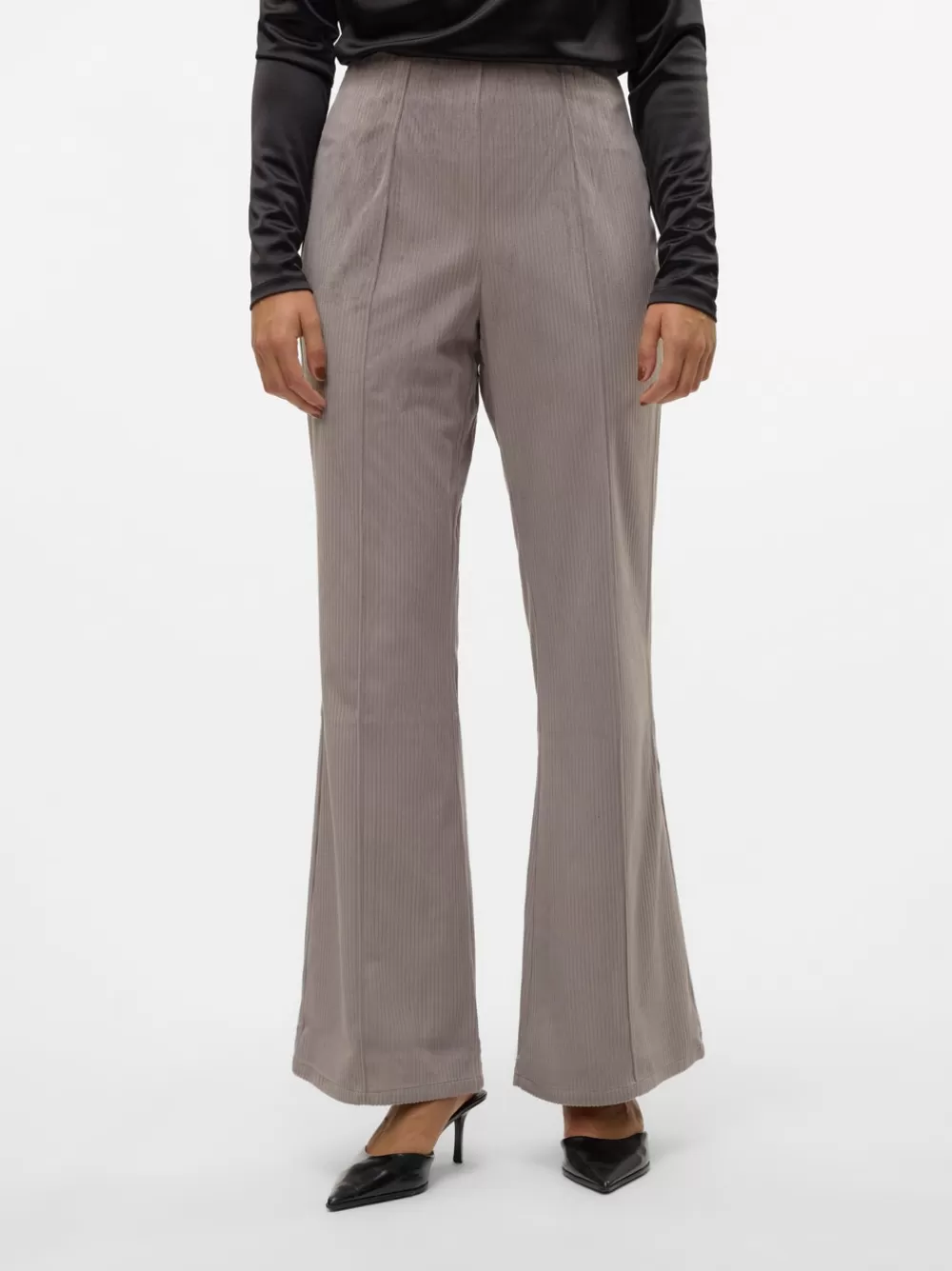 VERO MODA SNDIANA Korkea vyötärö Housut Driftwood Fashion
