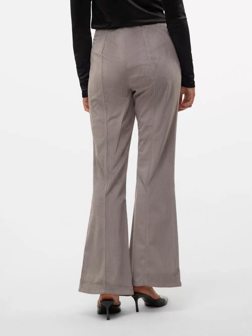 VERO MODA SNDIANA Korkea vyötärö Housut Driftwood Fashion