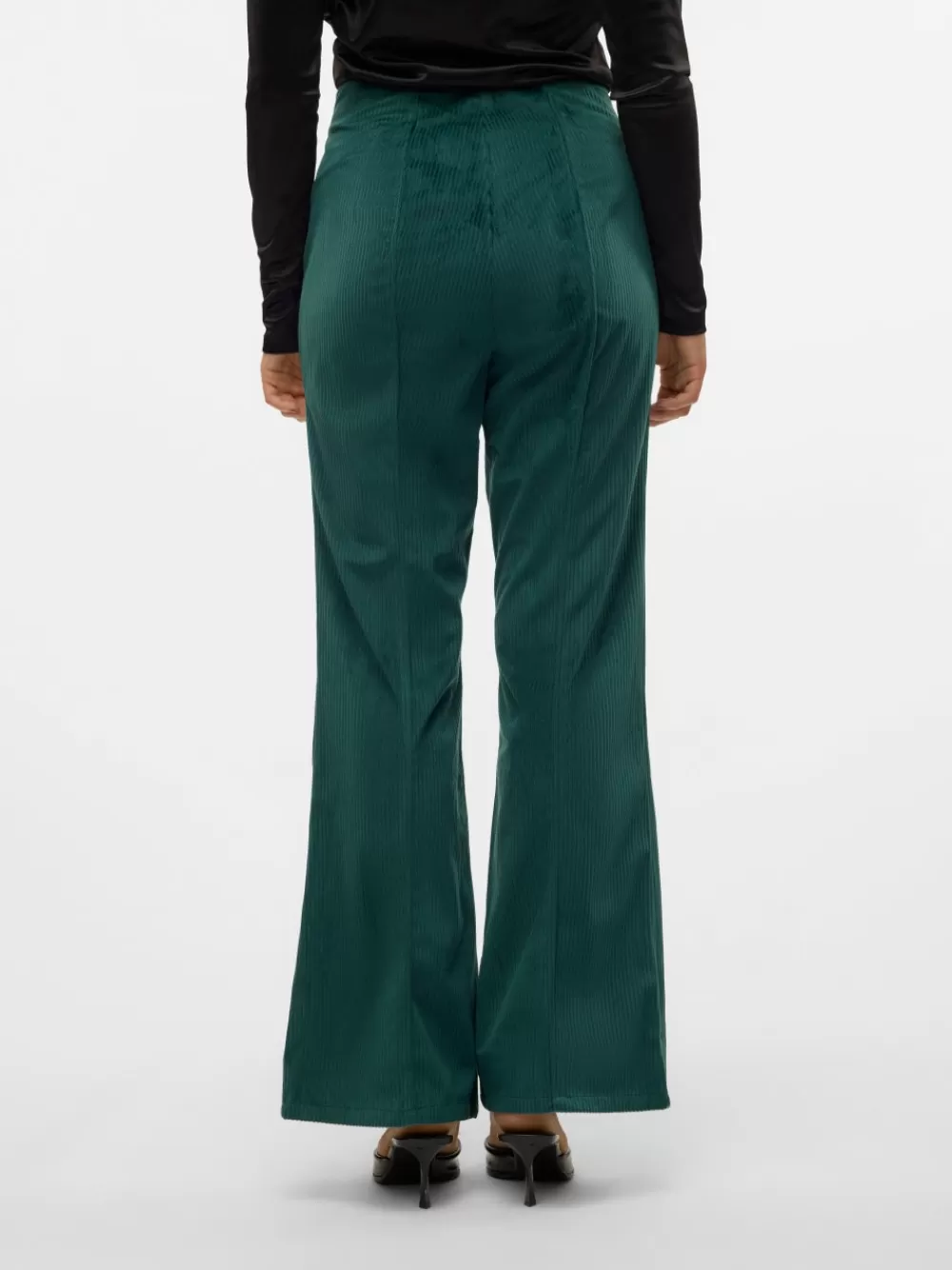 VERO MODA SNDIANA Korkea vyötärö Housut Deep Teal Sale