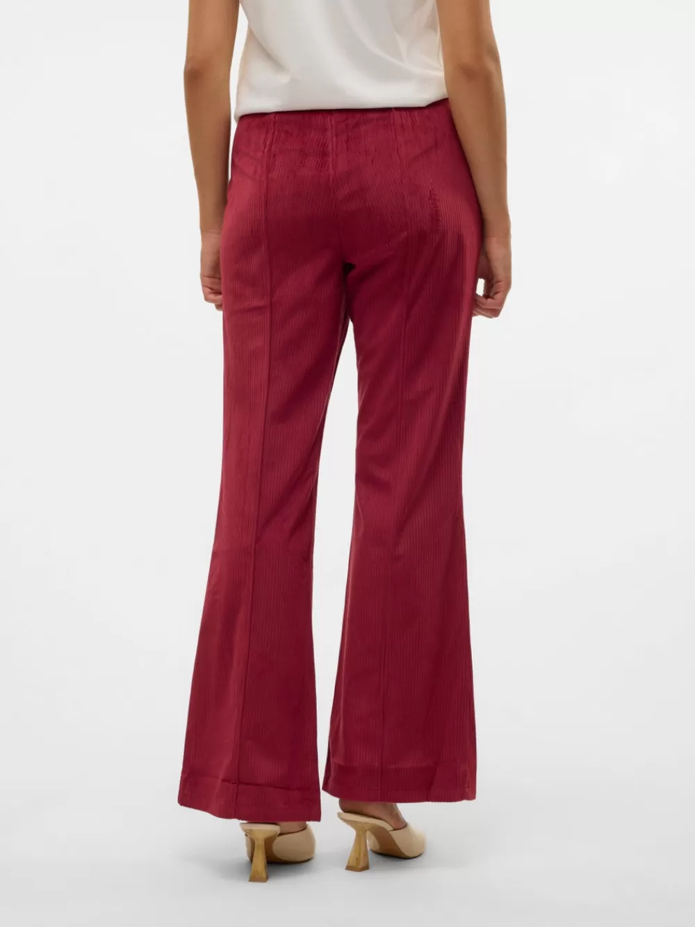 VERO MODA SNDIANA Korkea vyötärö Housut Rumba Red Outlet