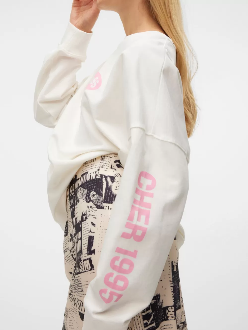 VERO MODA SNEMILY Svetarit Star White Flash Sale