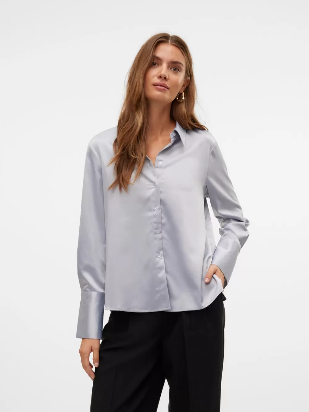 VERO MODA SNINDRA Paidat Harbor Mist Discount
