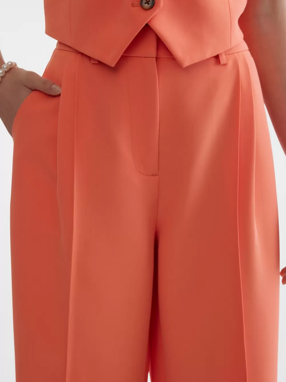 VERO MODA SNJENNIFER Suorat housut Camellia Flash Sale