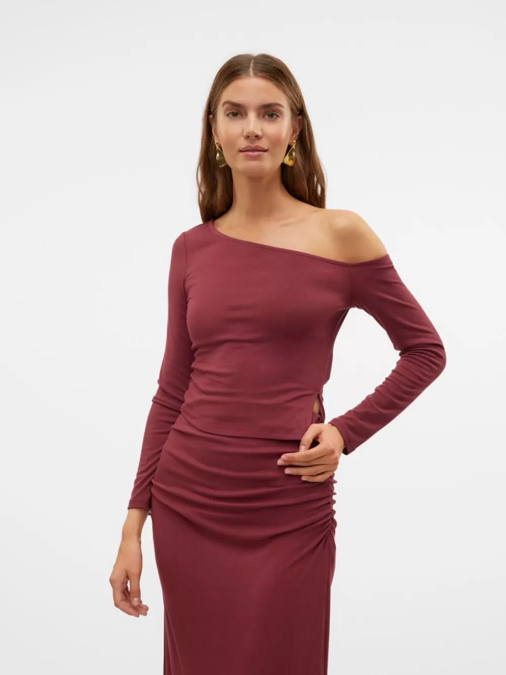 VERO MODA SNLOLA Topit Fired Brick Best