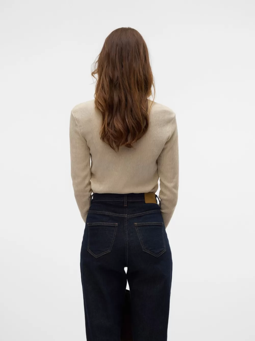 VERO MODA SNLUNA Topit Silver Lining Cheap