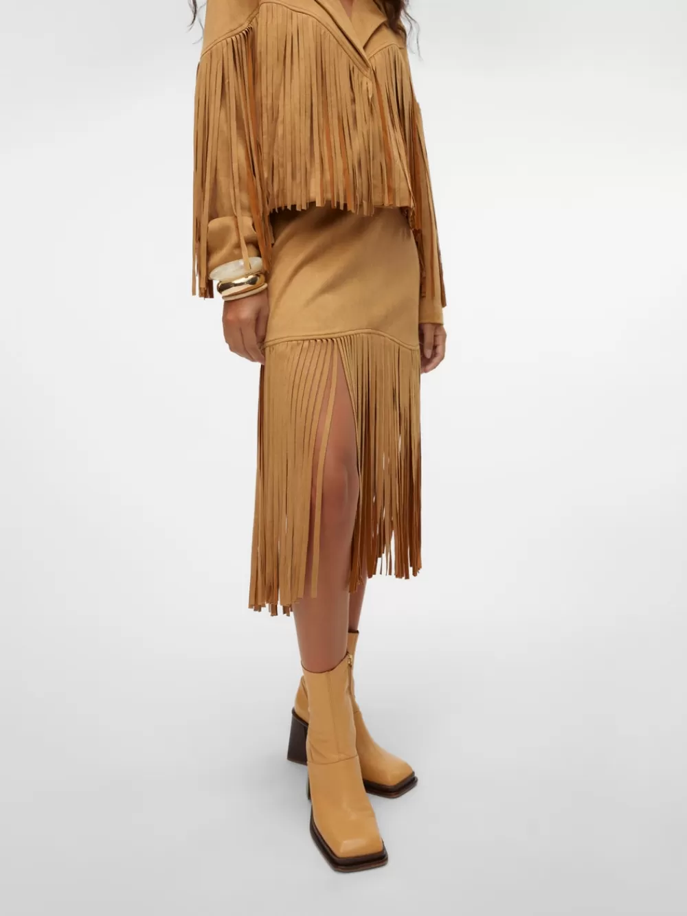 VERO MODA SNMALLY Lyhyt hame Inca Gold Outlet