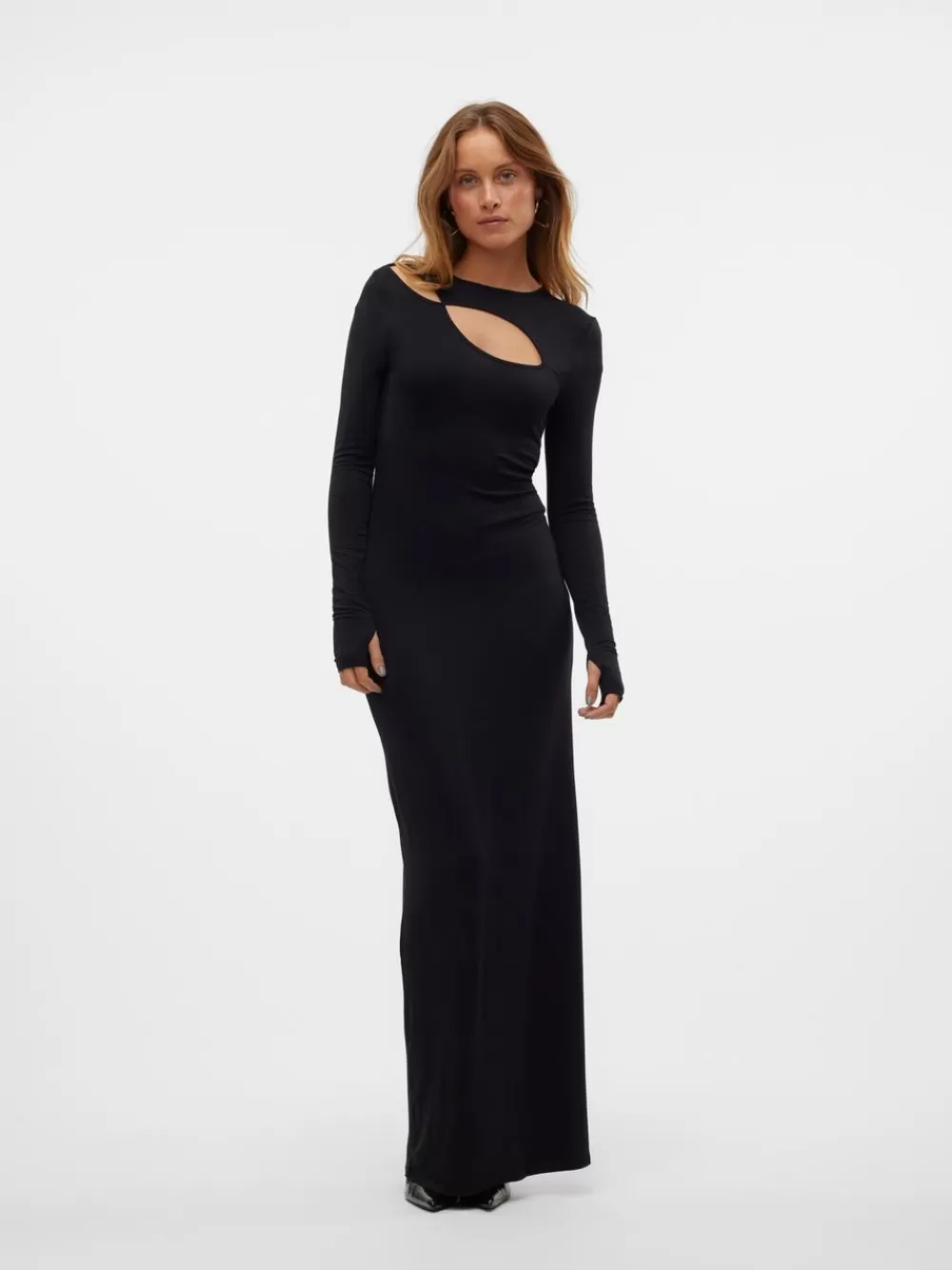 VERO MODA SNOLIVIA Pitkä mekko Black Best