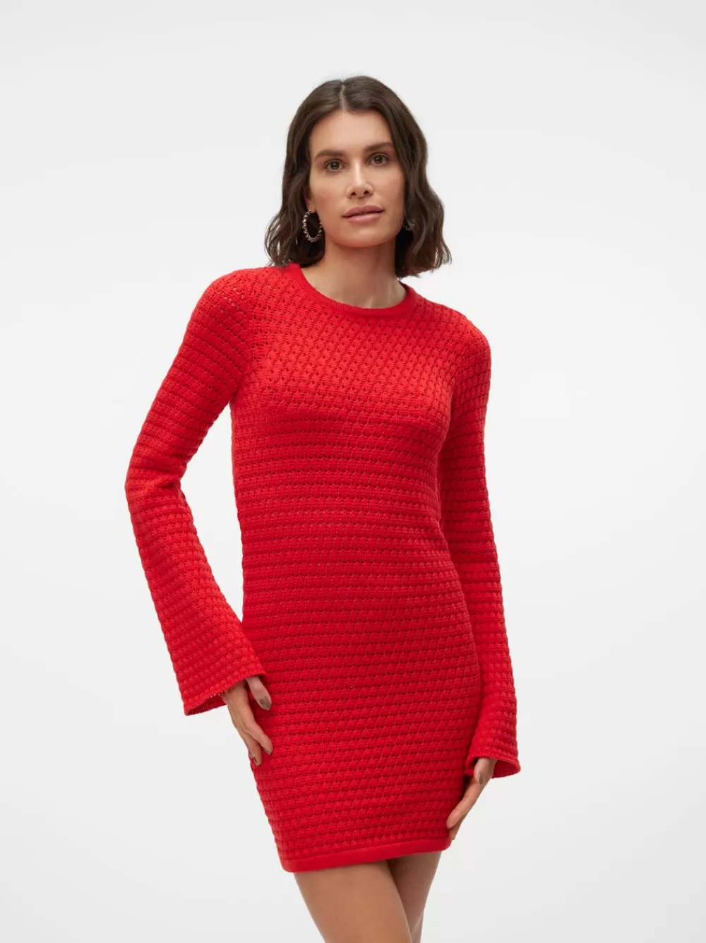 VERO MODA SNRIHANNA Lyhyt mekko High Risk Red Clearance
