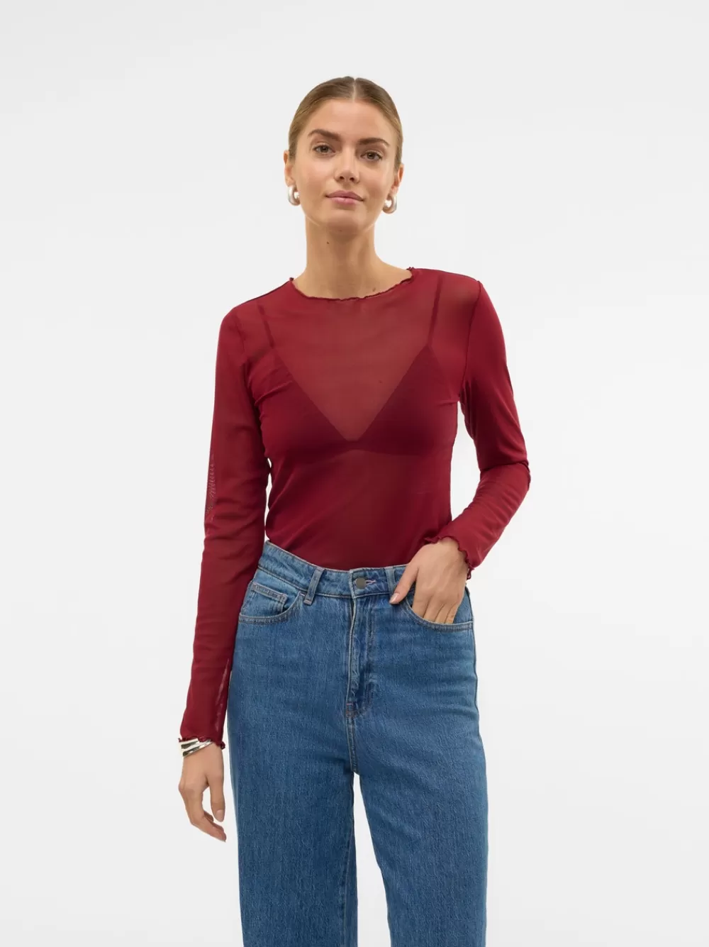 VERO MODA SNSHIMMER Topit Cabernet Outlet