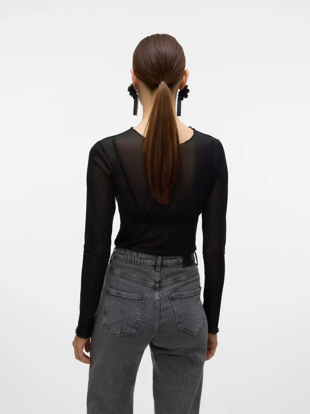 VERO MODA SNSHIMMER Topit Black Clearance