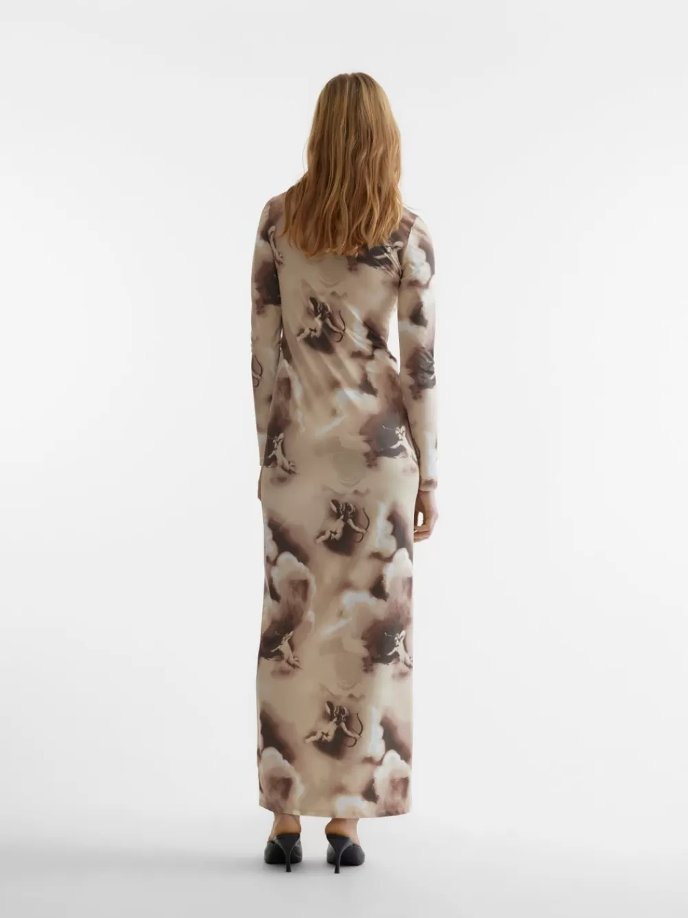 VERO MODA SNTHEODORA Pitkä mekko Oatmeal Best