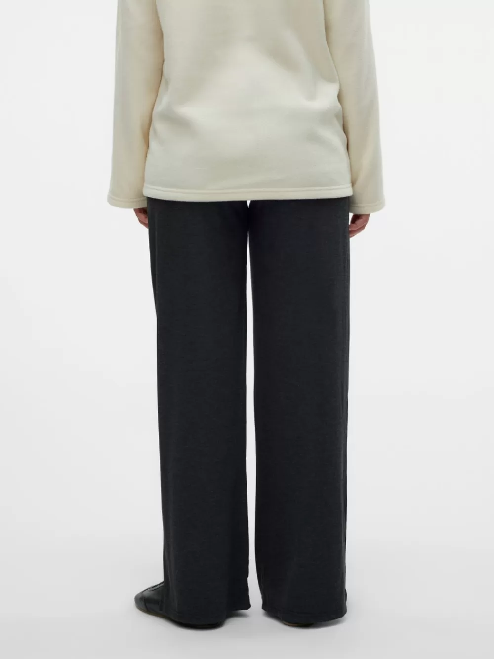 VERO MODA Straight fit Housut Dark Grey Melange Cheap