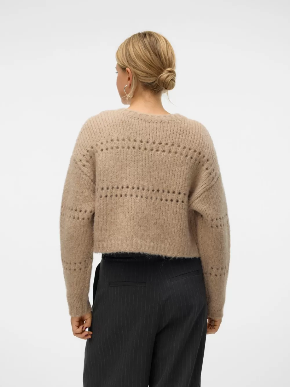 VERO MODA VMADELINA Neuletakit Silver Mink Cheap
