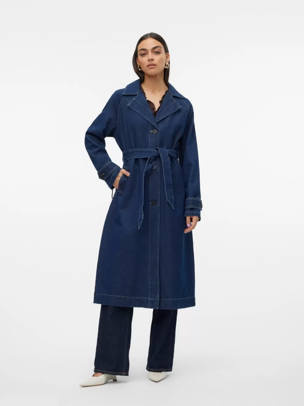 VERO MODA VMADISON Trenssit Dark Blue Denim Fashion