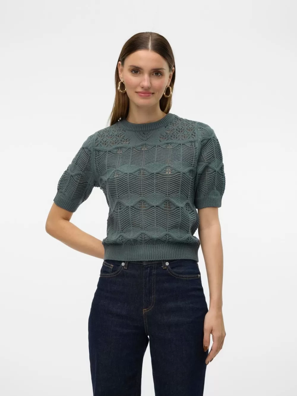 VERO MODA VMALEXIA Neulepuserot Balsam Green Cheap