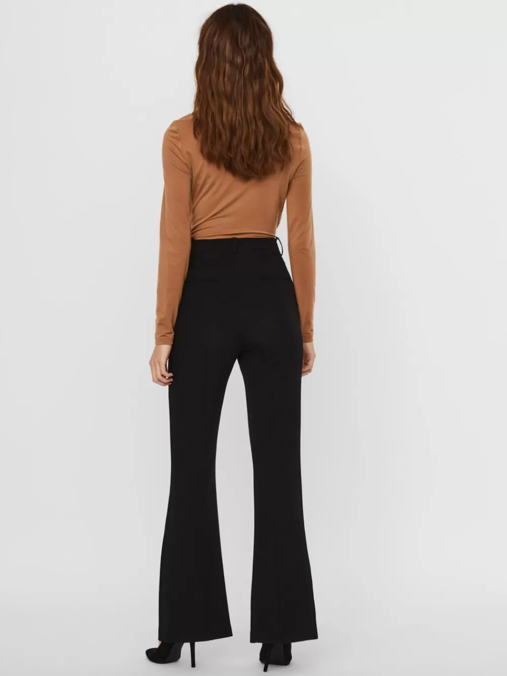 VERO MODA VMALIA Korkea vyötärö Housut Black Hot