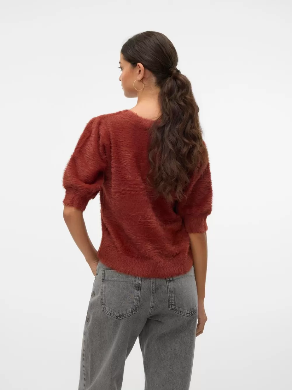 VERO MODA VMALINA Neulepuserot Fired Brick Best Sale