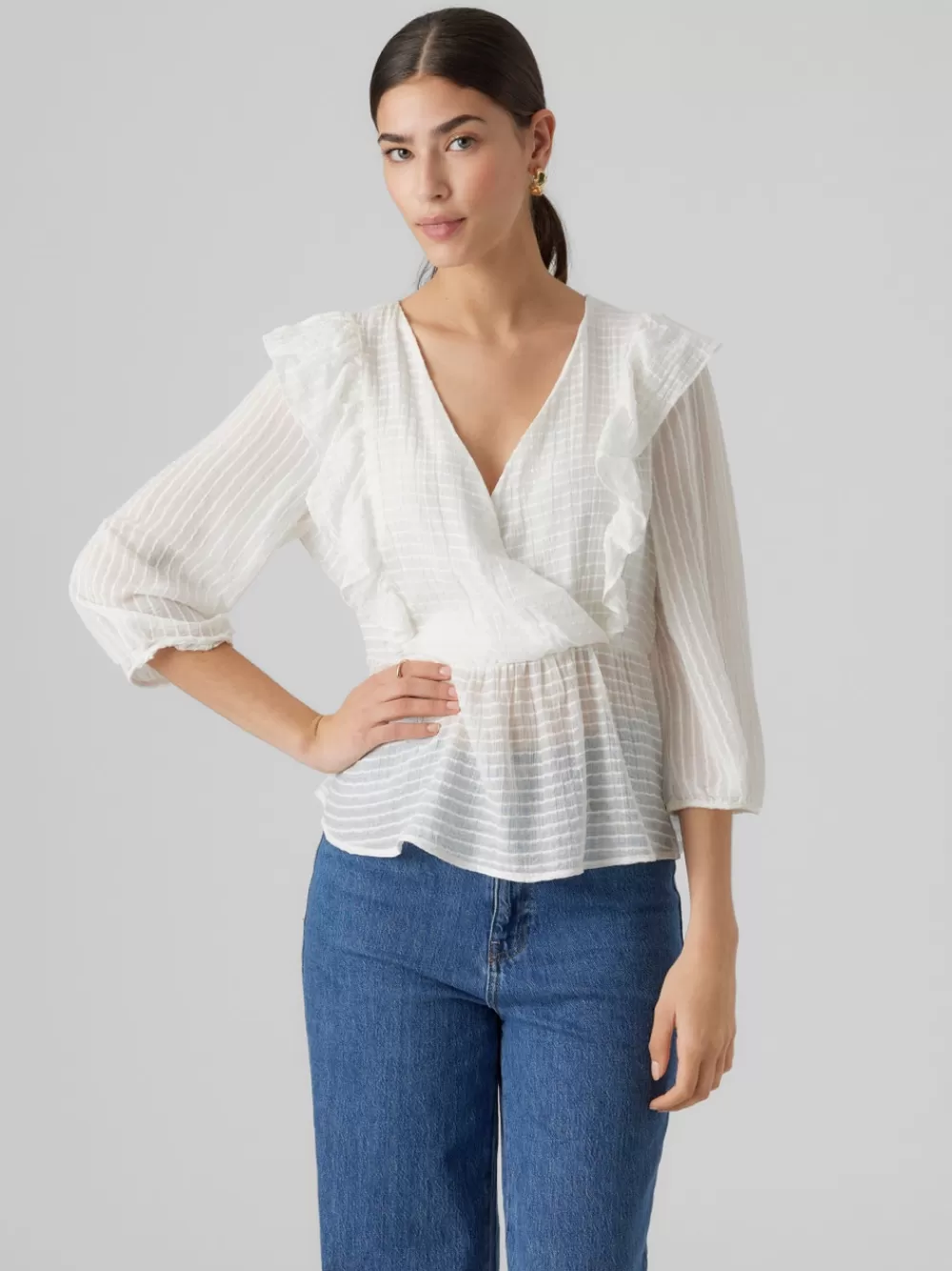 VERO MODA VMALMA Topit Snow White Best