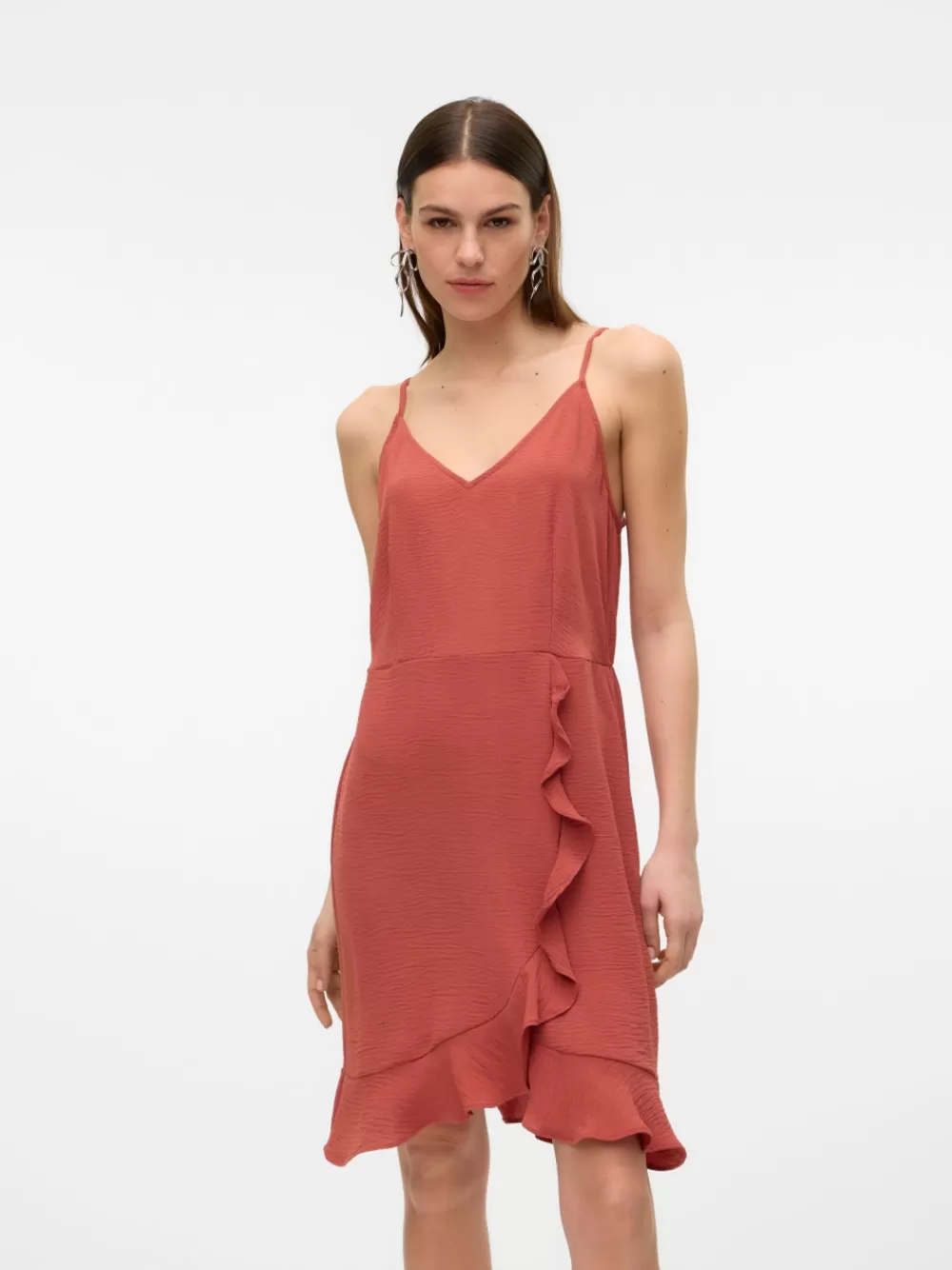 VERO MODA VMALVA Lyhyt mekko Marsala Shop