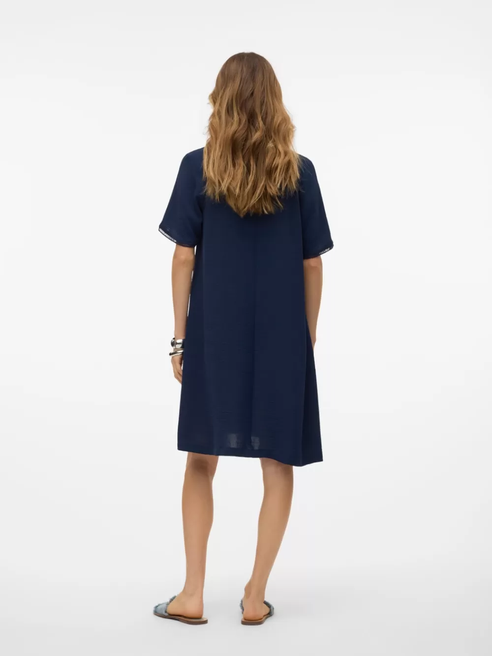 VERO MODA VMALVA Lyhyt mekko Navy Blazer Clearance