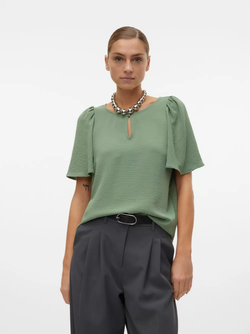 VERO MODA VMALVA Topit Hedge Green Best Sale
