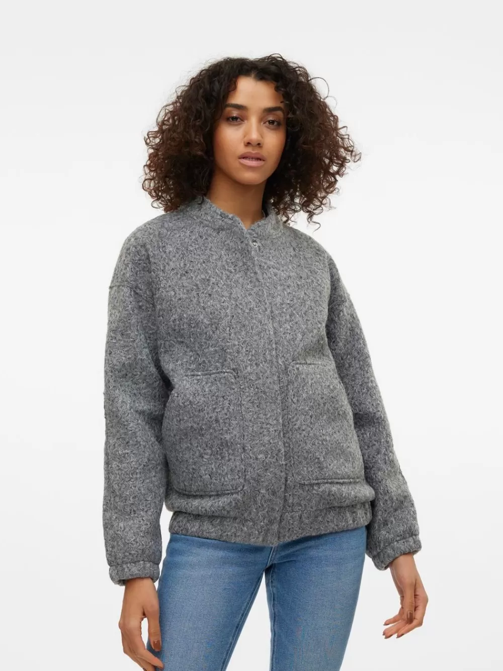 VERO MODA VMAMBER Takit Medium Grey Melange New