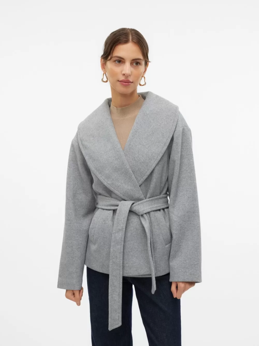 VERO MODA VMANNE Takit Light Grey Melange Fashion