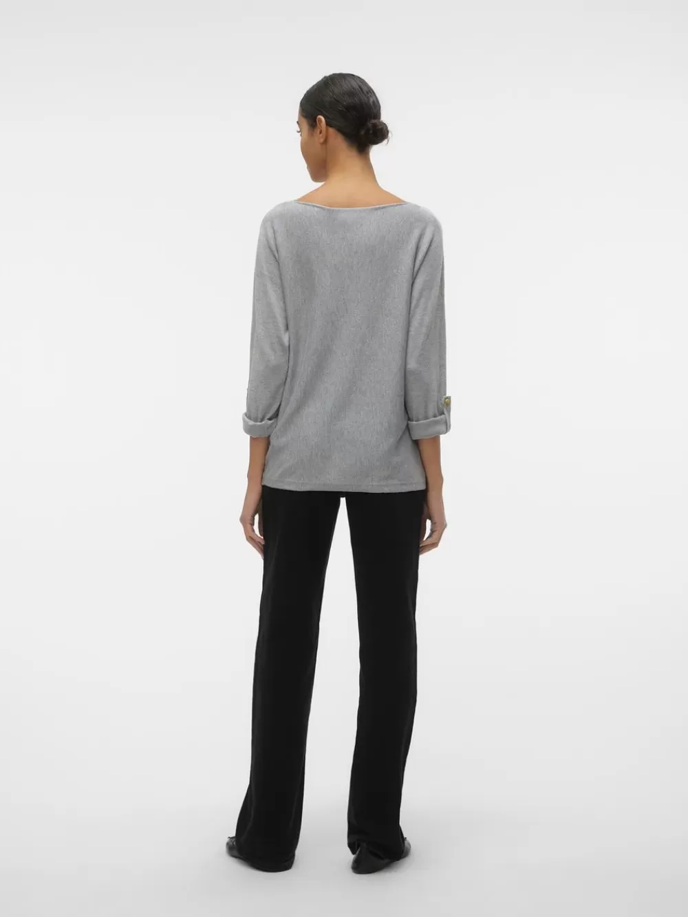 VERO MODA VMAPOLINA Neulepuserot Light Grey Melange Cheap