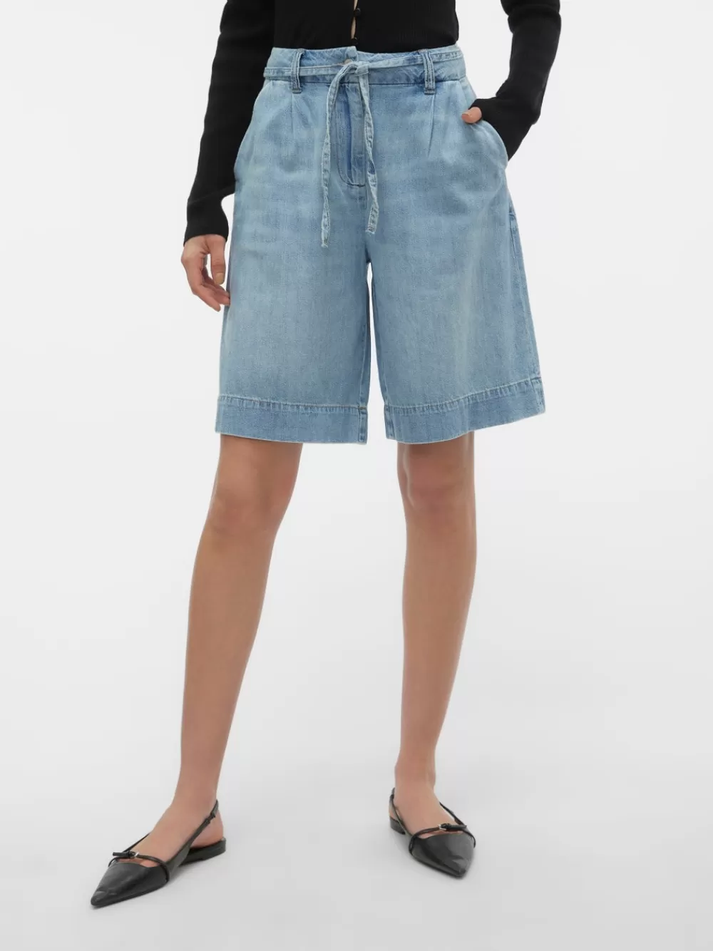 VERO MODA VMARIA Shortsit Light Blue Denim Fashion
