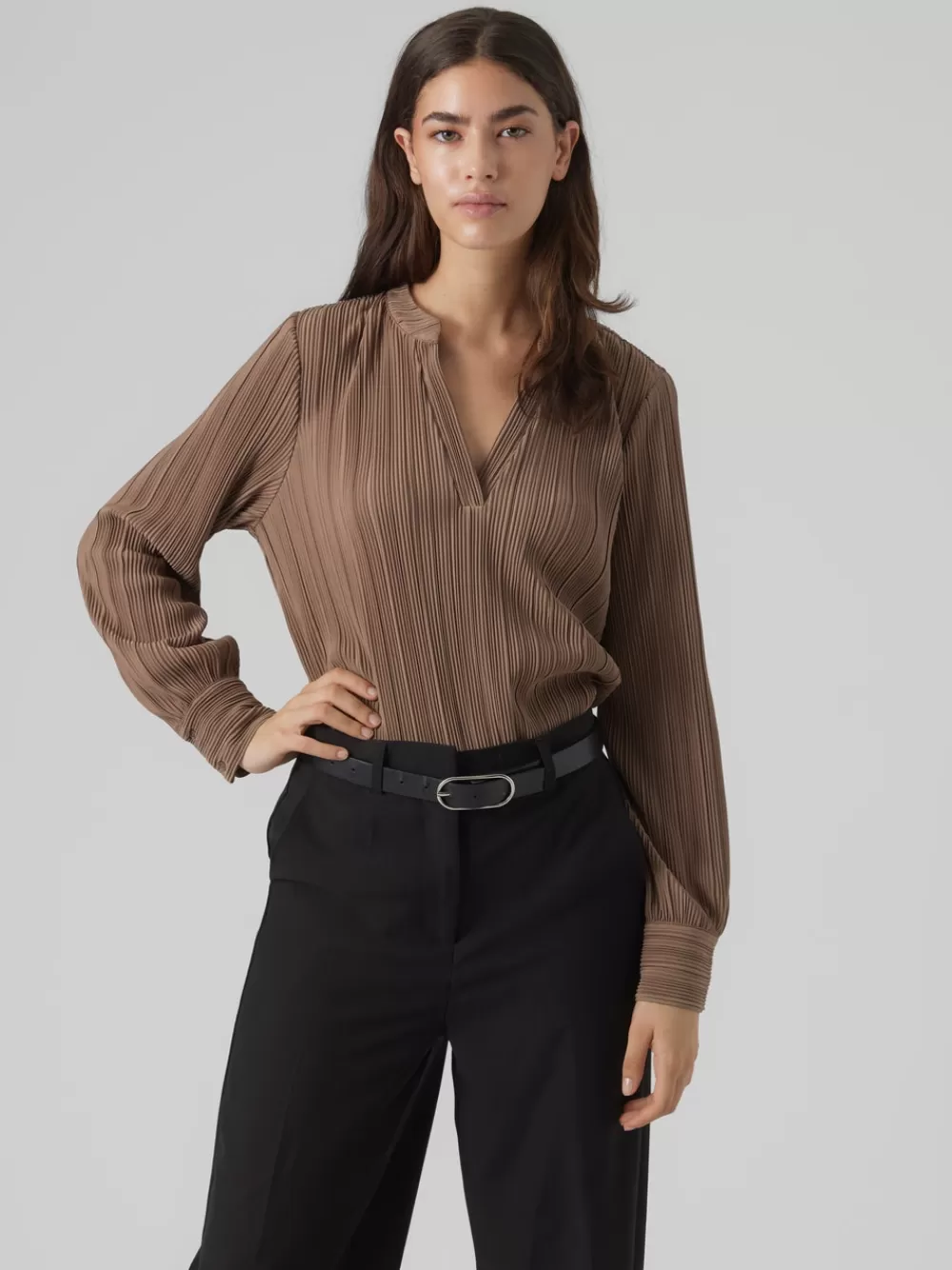 VERO MODA VMAURORA Topit Brown Lentil Hot