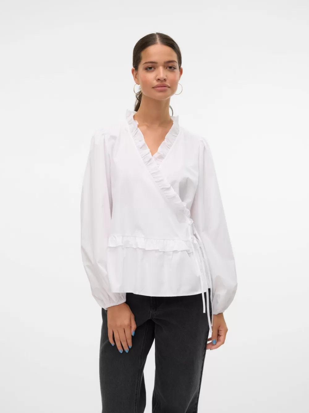 VERO MODA VMAYA Topit Bright White Clearance