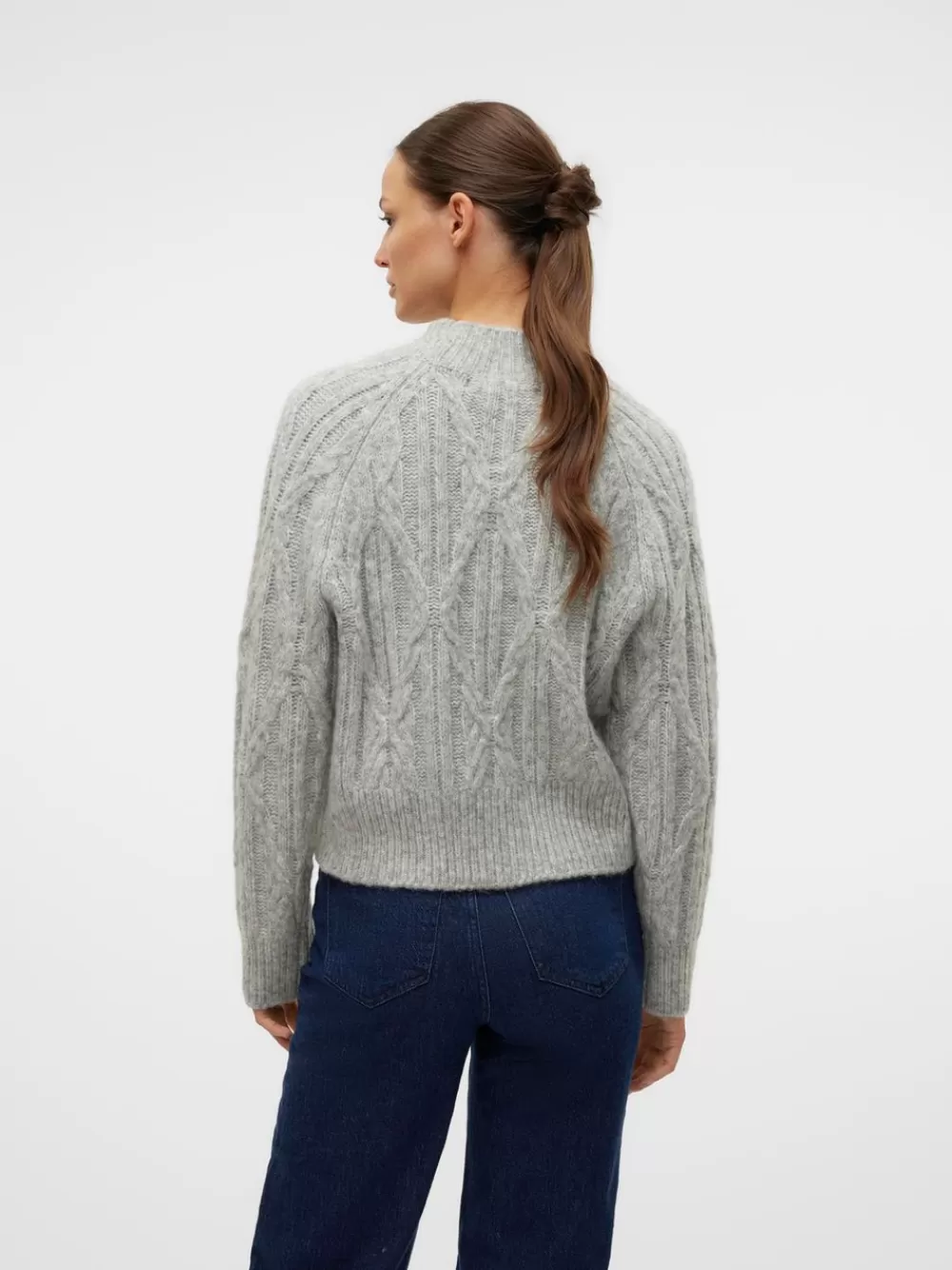 VERO MODA VMBAILY Neulepuserot Light Grey Melange Best Sale
