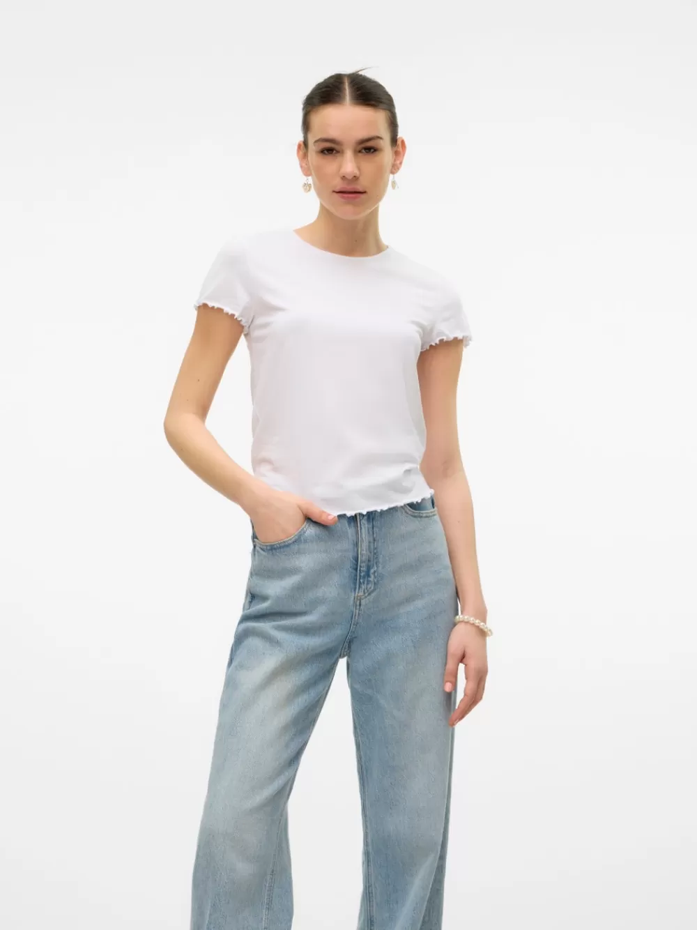 VERO MODA VMBARBARA T-paidat Bright White Online