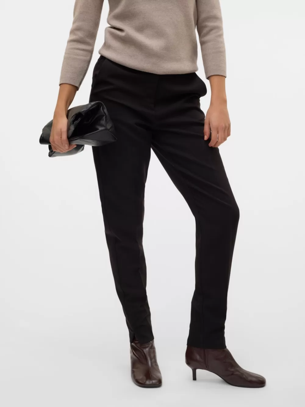 VERO MODA VMBEATE Korkea vyötärö Housut Black New