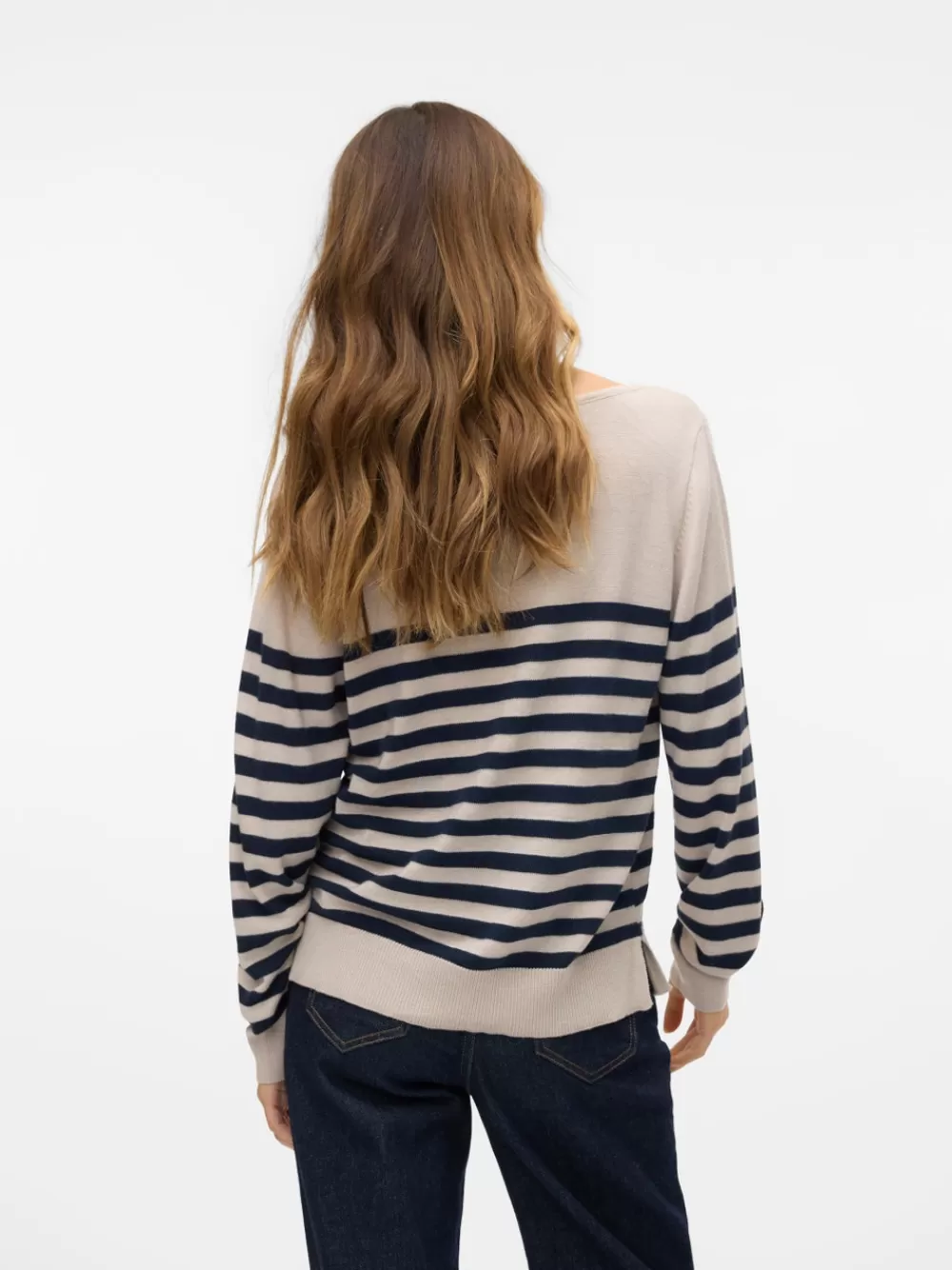 VERO MODA VMBEKKA Neulepuserot Oatmeal Clearance
