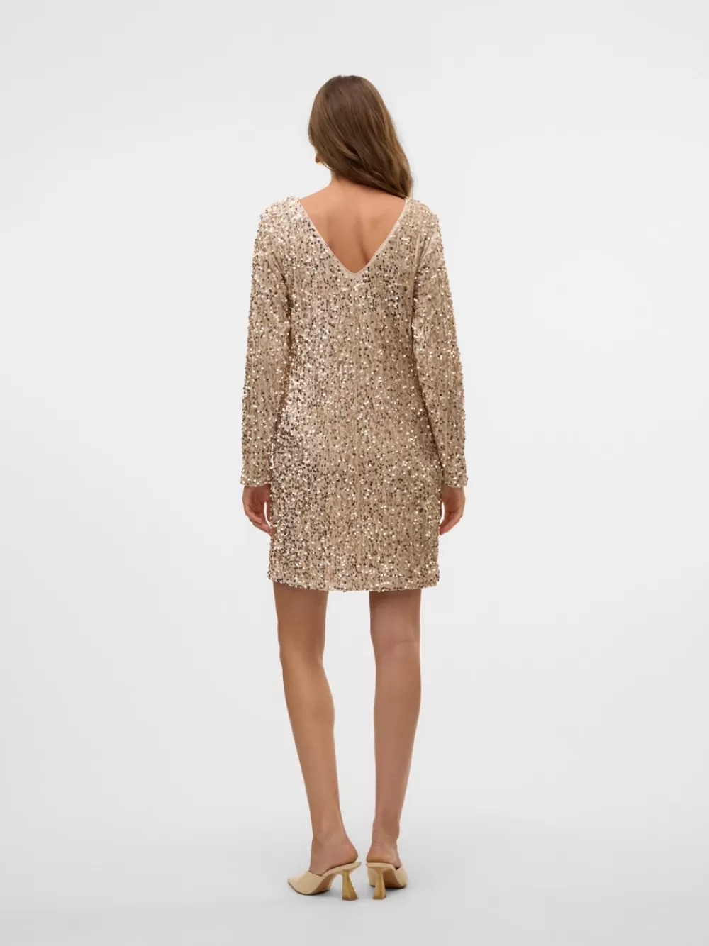 VERO MODA VMBELLA Lyhyt mekko Pumice Stone New