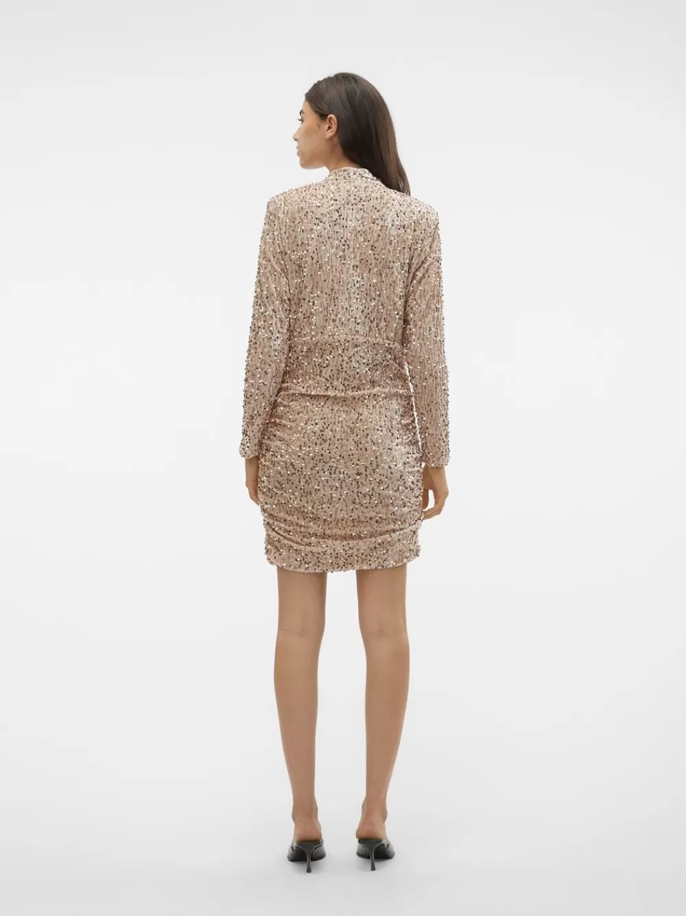 VERO MODA VMBELLA Lyhyt mekko Pumice Stone Best Sale