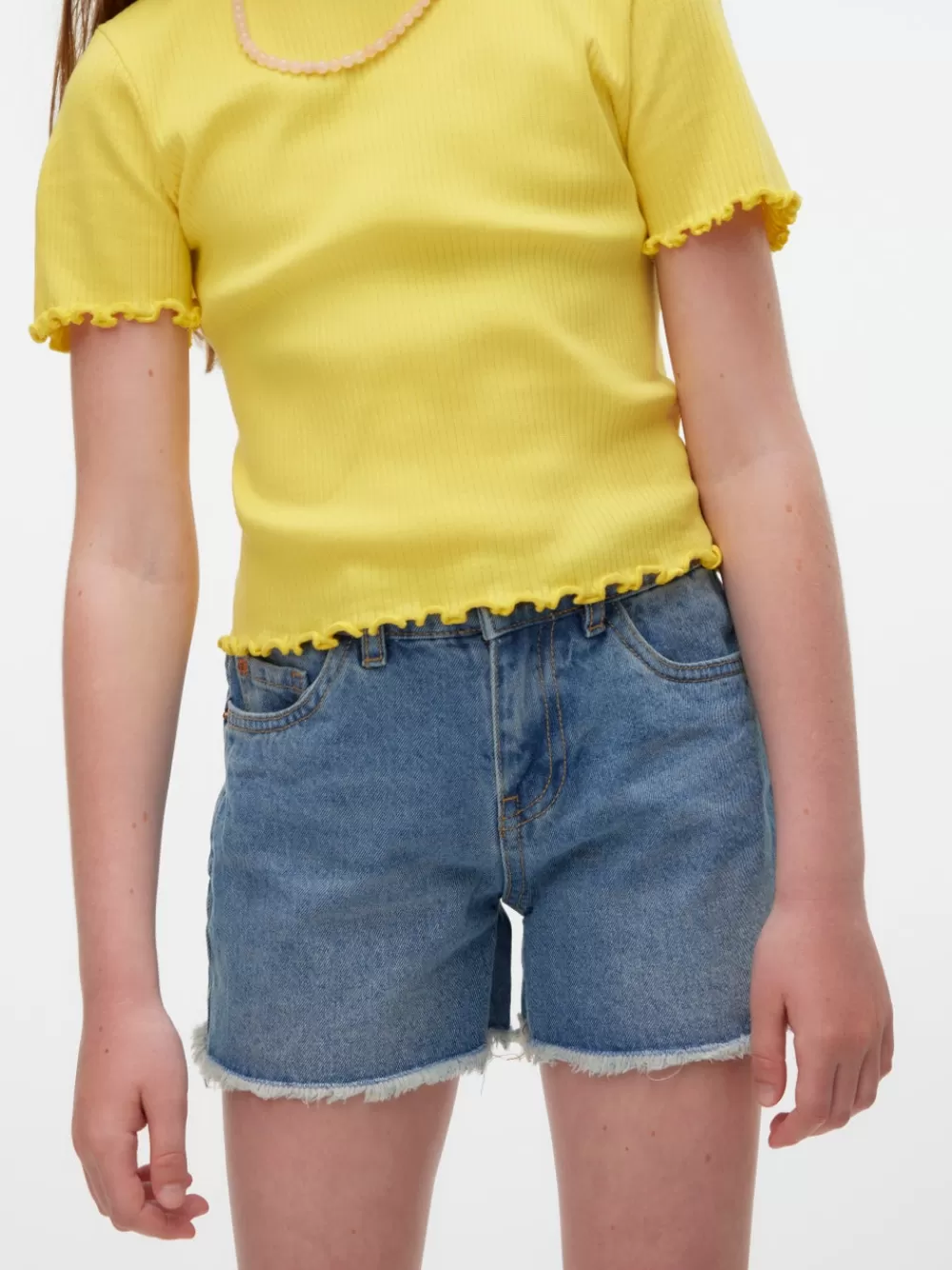 VERO MODA VMBELLA Shortsit Light Blue Denim Shop