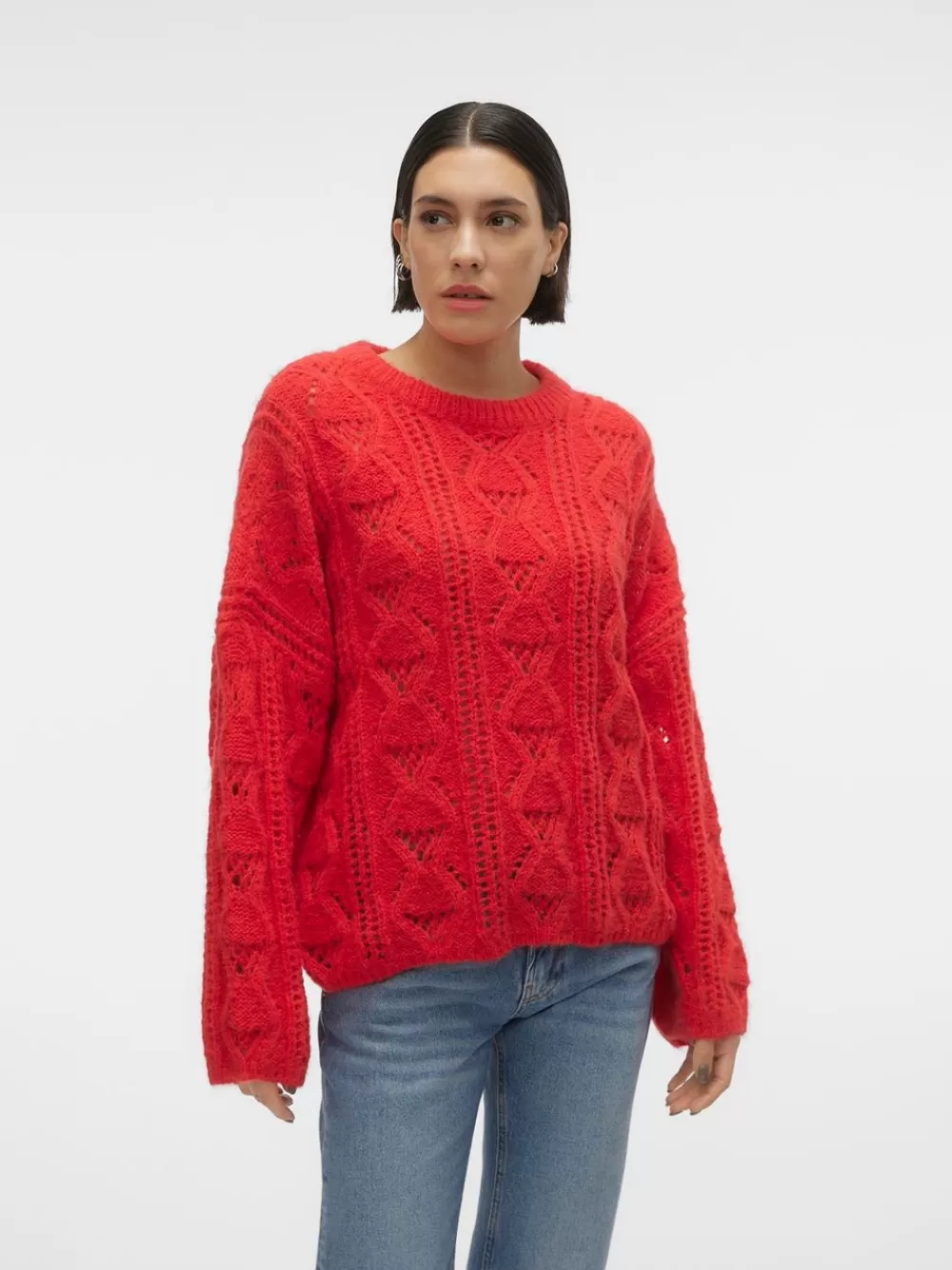 VERO MODA VMBERRY Neulepuserot Tomato Clearance