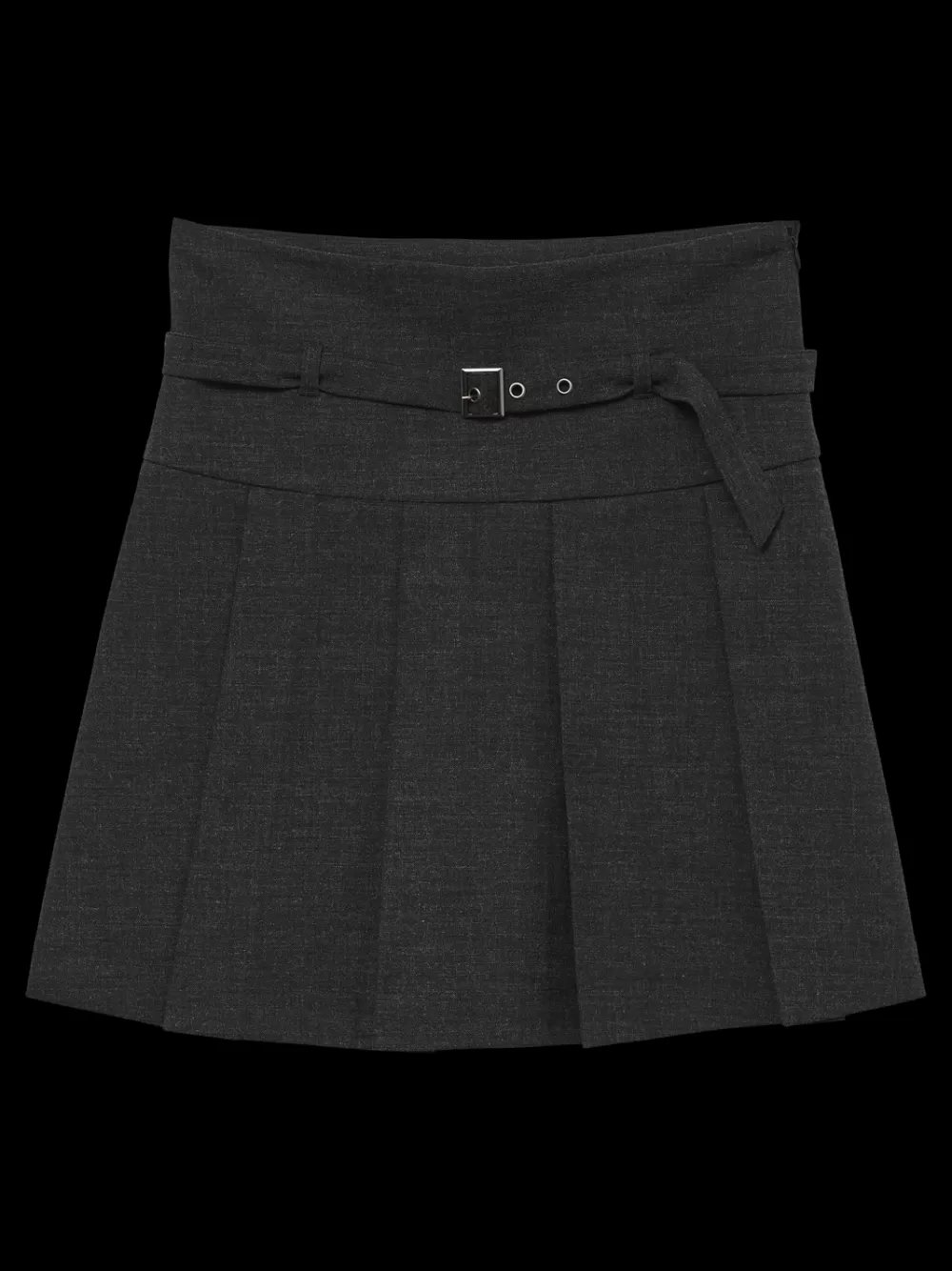 VERO MODA VMBESTIE Korkea vyötärö Minihame Dark Grey Melange Shop