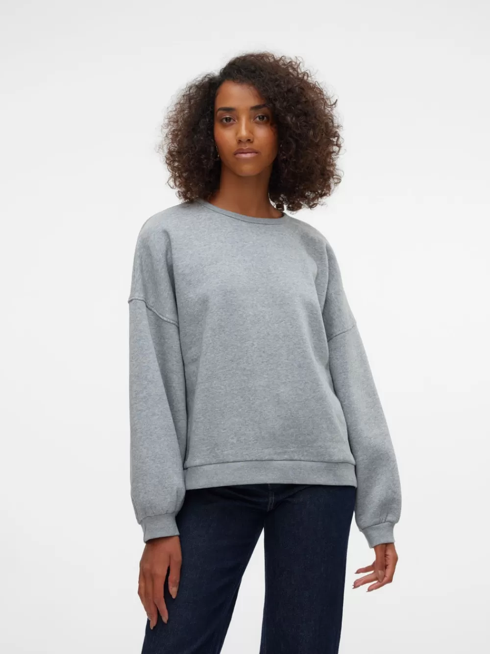 VERO MODA VMBITTE Svetarit Light Grey Melange Flash Sale