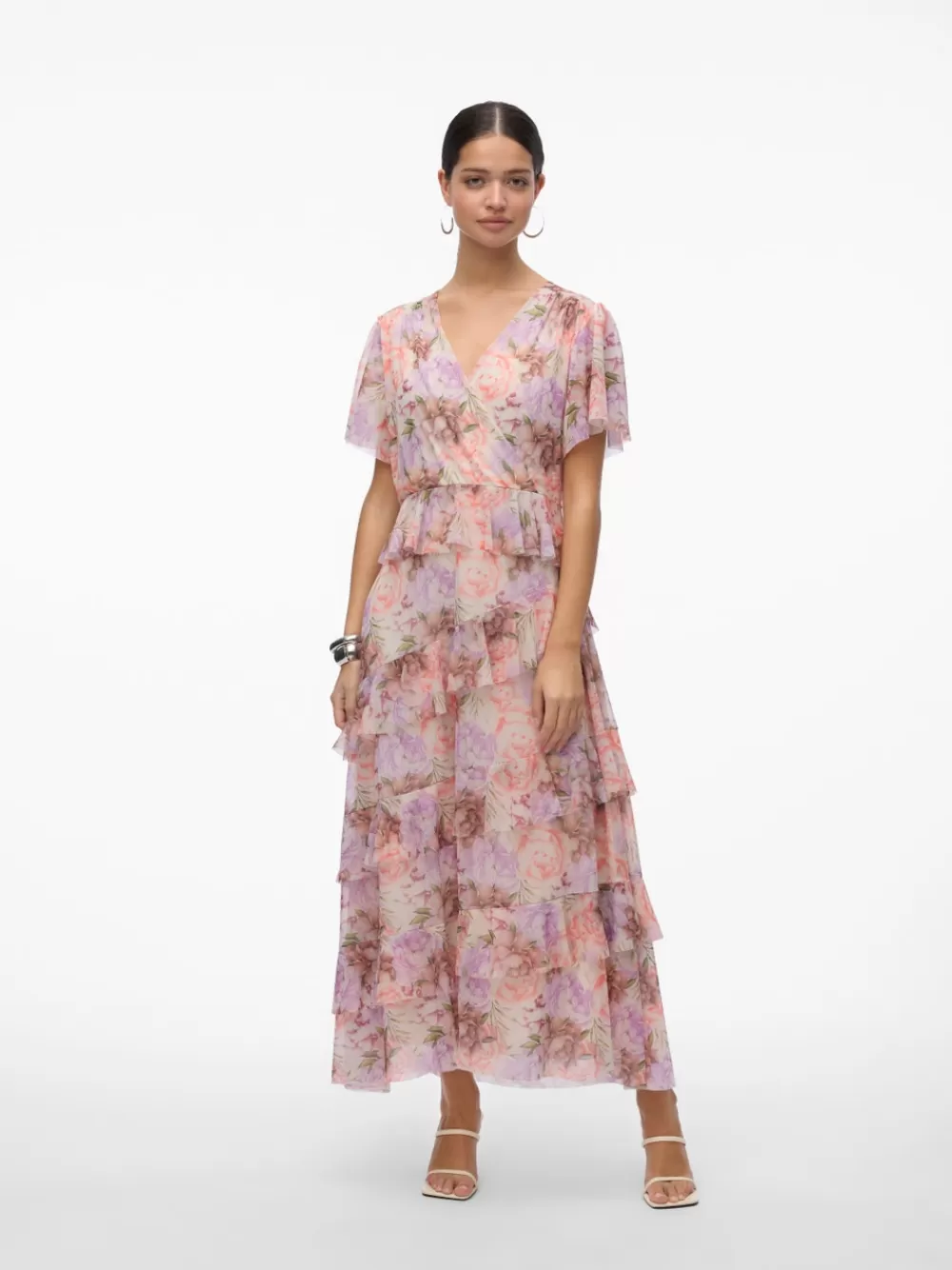 VERO MODA VMBLAIR Pitkä mekko Birch New