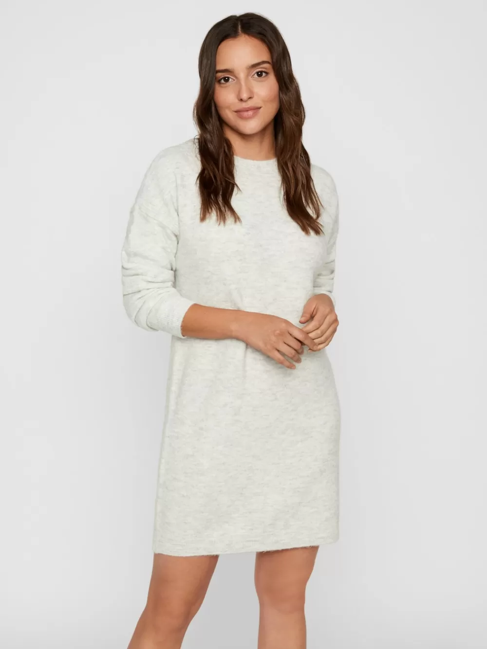VERO MODA VMBLAKELY Pitkä mekko Light Grey Melange Cheap